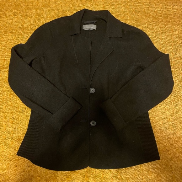 Anthropologie Sweaters - Anthropologie Black Wool Blend Cardigan